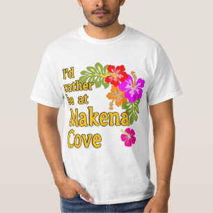 Camiseta Estaría bastante en la ensenada Hawaii de Makena