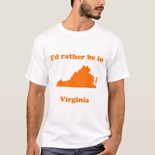 Camiseta Estaría bastante en Virginia (Anverso)