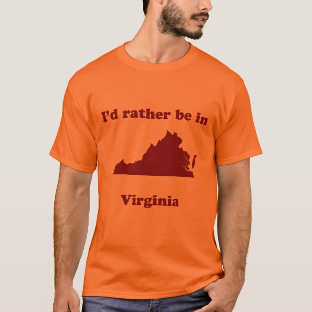 Camiseta Estaría bastante en Virginia (Anverso)