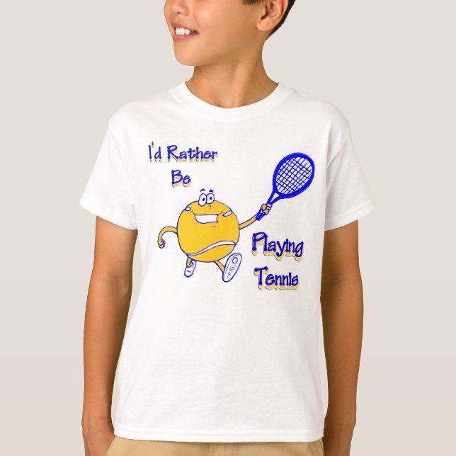 Camiseta Estaría jugando bastante a tenis (Anverso)