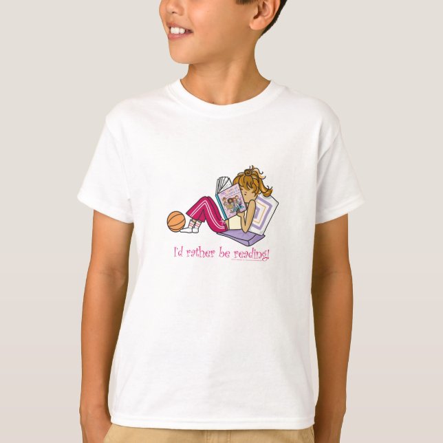 Camiseta estaría leyendo bastante (Anverso)