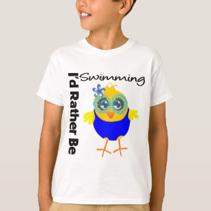 Camiseta Estaría nadando bastante el polluelo