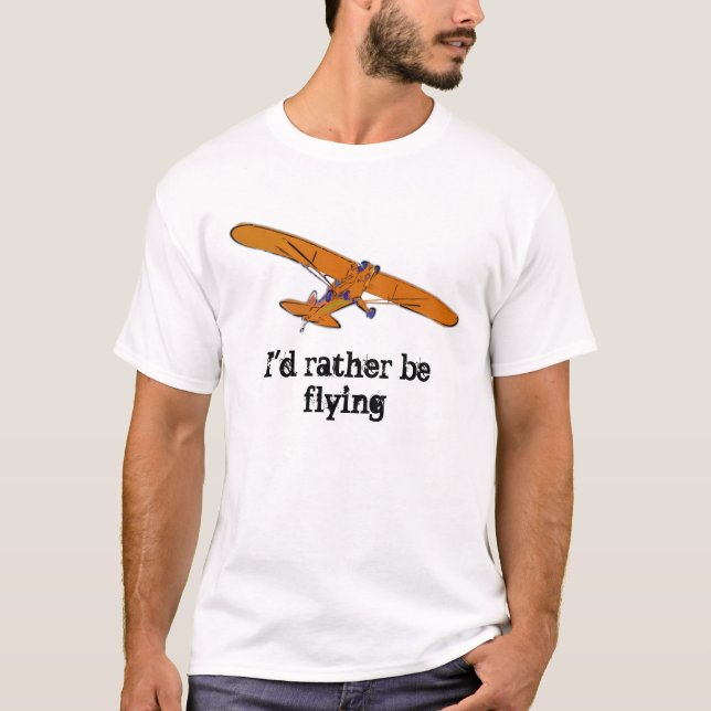 Camiseta Estaría volando bastante (Anverso)