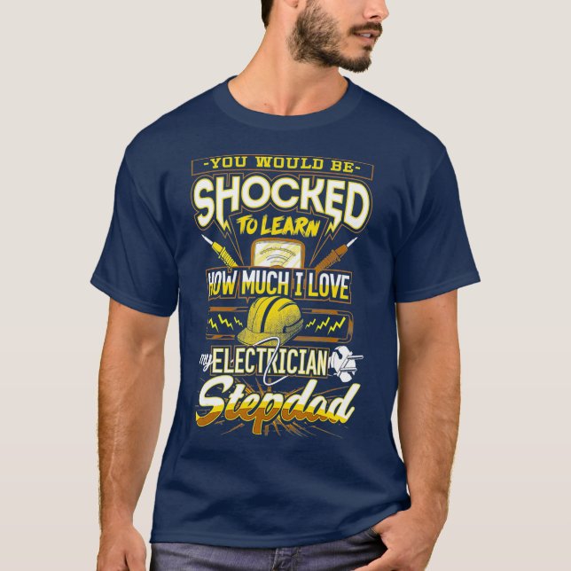 Camiseta Estarías Impactado De Aprender Electricista (Anverso)