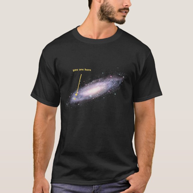 Camiseta Estás aquí (Anverso)