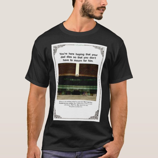Camiseta estás aquí esperando que tu padre muera para que t (Anverso)
