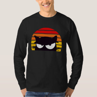 Camiseta ¿Estás Bien Cielo Meme Retro Gato Gatito Atardece