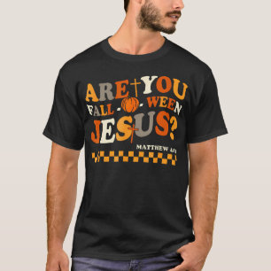 Camiseta ¿Estás Caída-O-Ween Jesús Bombeo Cristiano de Hall