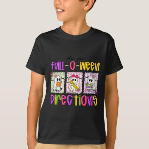 Camiseta ¿Estás direcciones de Fall-o-ween divertidas profe