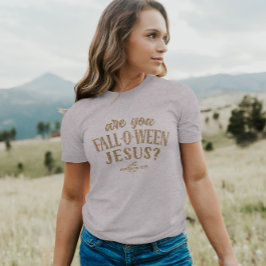 Camiseta ¿Estás en Jesús? Halloween cristiano