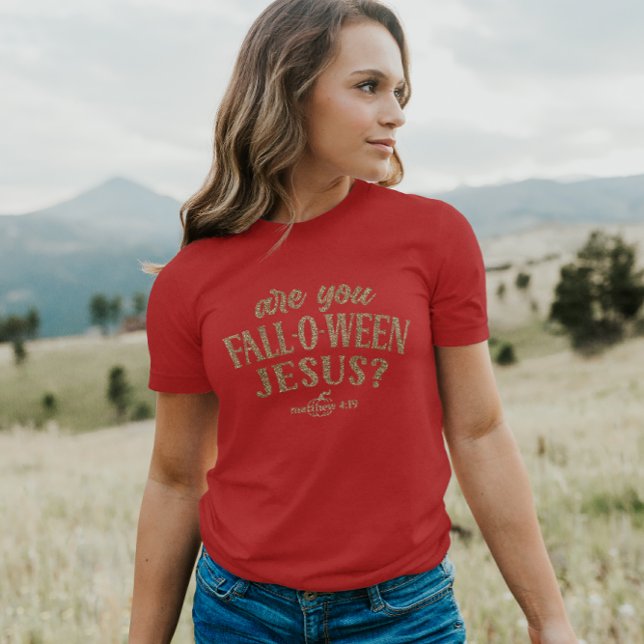 Camiseta ¿Estás en Jesús? Halloween cristiano (Subido por el creador)