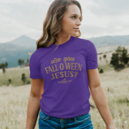 Camiseta ¿Estás en Jesús? Halloween cristiano