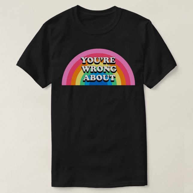 Camiseta Estás equivocado sobre 3 (Diseño del anverso)