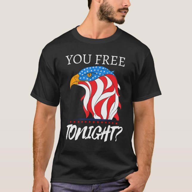 Camiseta ¿Estás Libre Esta Noche Del 4 De Julio American Ba (Anverso)