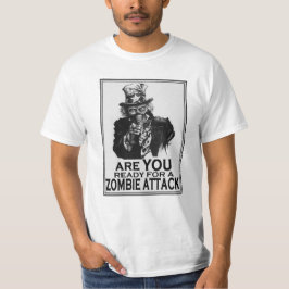 Camiseta ¿Estás listo para un ataque zombi?