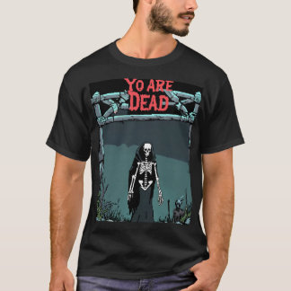 Camiseta Estás Muerto - Tee estilo RPG Retro
