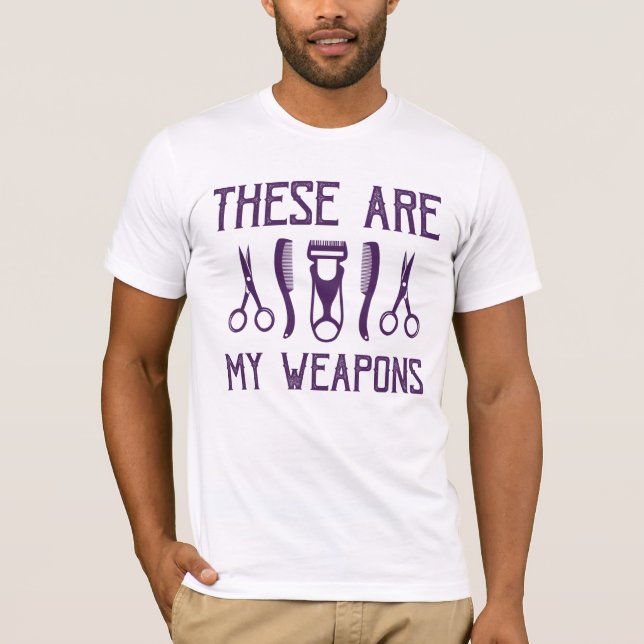 Camiseta Éstas son mis armas (Anverso)