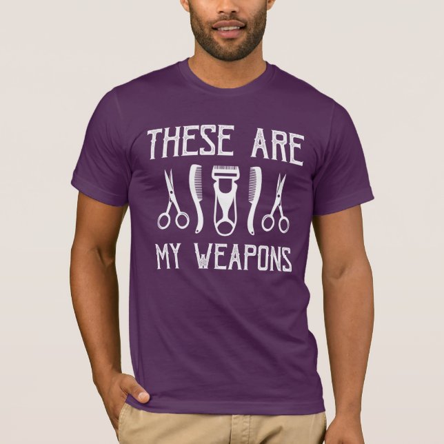 Camiseta Éstas son mis armas (Anverso)