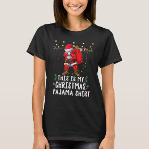 Camiseta Estas son mis Navidades Pajama Mujeres Hombres Dab