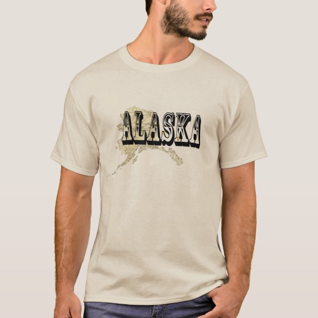 Camiseta estatal de Alaska (Anverso)