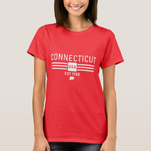 Camiseta estatal de Connecticut