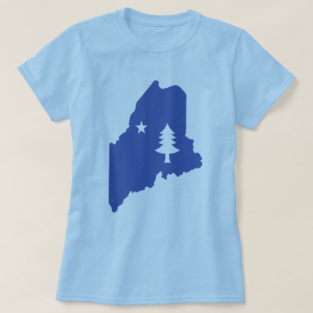 Camiseta Estatal Maine (Diseño del anverso)