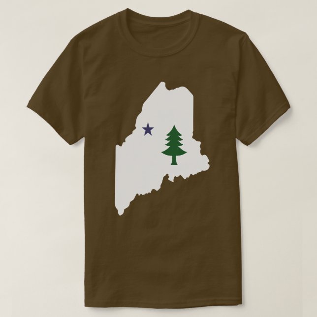 Camiseta Estatal Maine (Diseño del anverso)