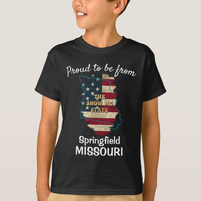 Camiseta Estatal personalizado de Misuri (Anverso)