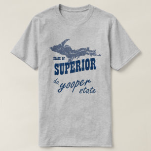 Camiseta estatal UP Michigan Superior Yooper