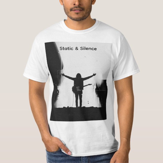 Camiseta Estático y silencio (Anverso)