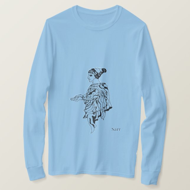 Camiseta : Estatua (Anverso del diseño)