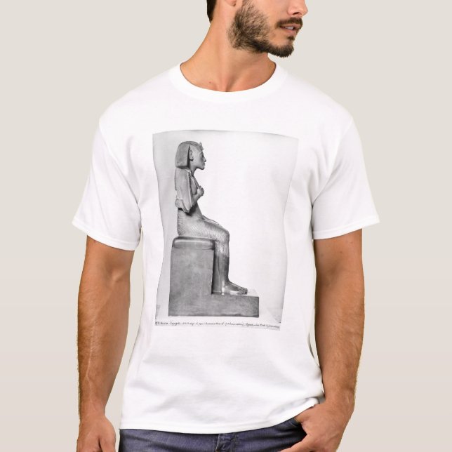 Camiseta Estatua asentada de Amenophis IV (Anverso)