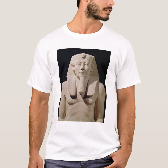 Camiseta Estatua asentada Sesostris I, originalmente (Anverso)