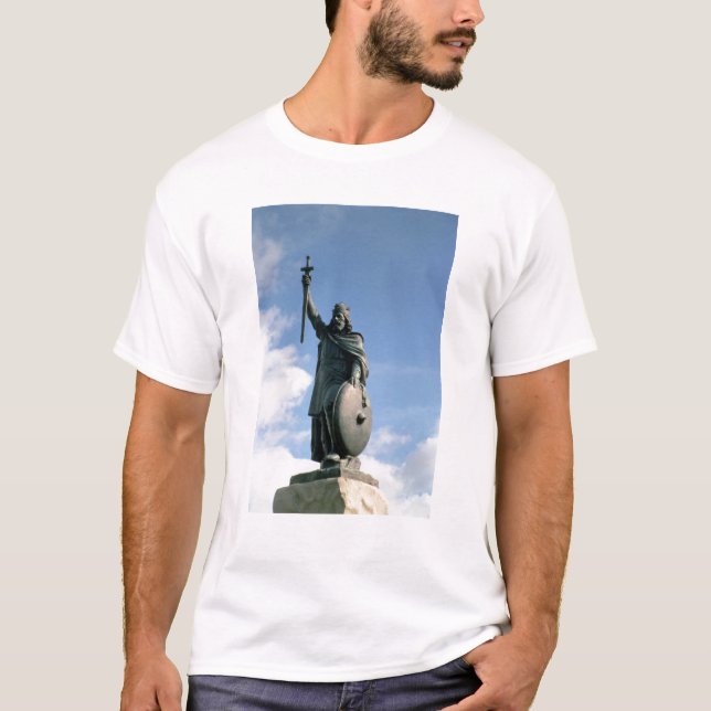 Camiseta Estatua de Alfred el grande (Anverso)