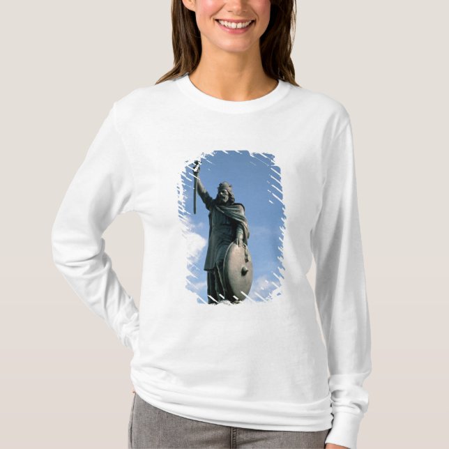 Camiseta Estatua de Alfred el grande (Anverso)