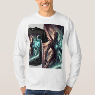 Camiseta Estatua de Alien 🗿: Reliquias gáticas místicas