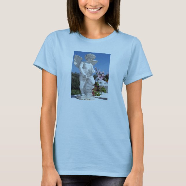 Camiseta Estatua De Ángel En Lilac (Anverso)
