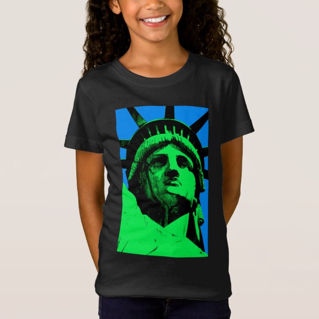 Camiseta Estatua de arte pop de la libertad (Anverso)