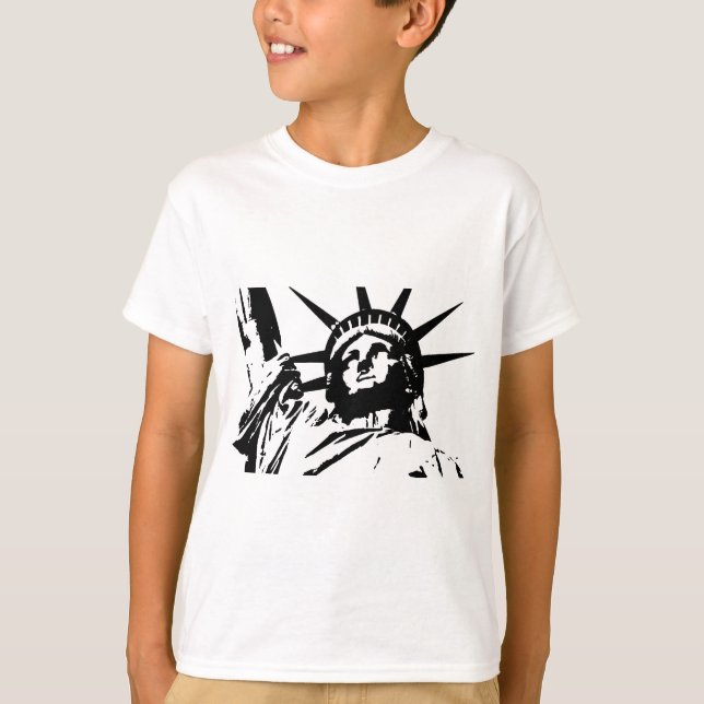 Camiseta Estatua de arte pop de la libertad (Anverso)