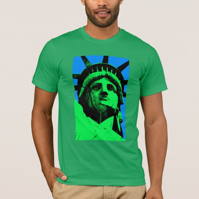 Camiseta Estatua de arte pop de la libertad (Anverso)
