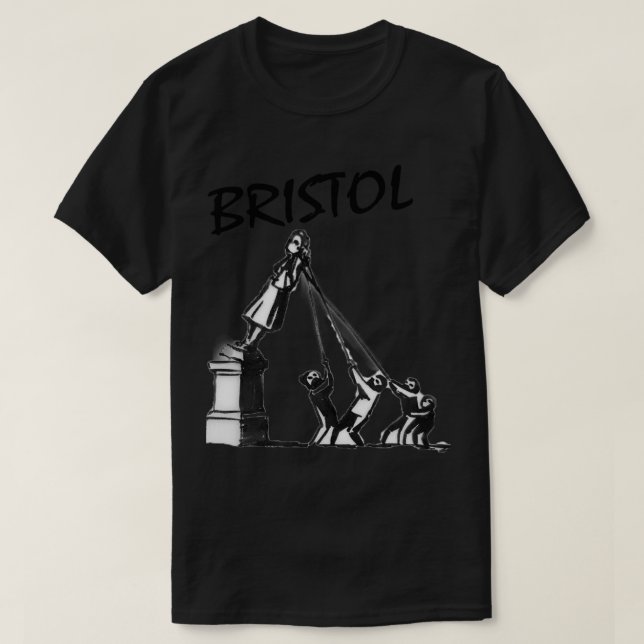 Camiseta Estatua de Banksy Colston Edward Colston (Bristol  (Diseño del anverso)