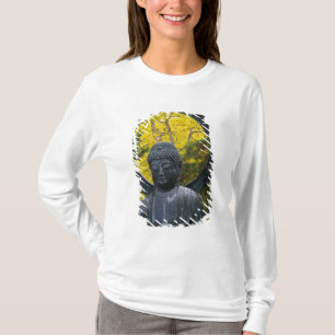 Camiseta Estatua de Buda en los Jardines Japoneses Dorado