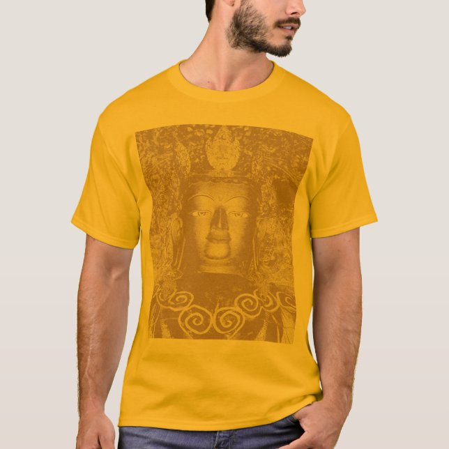 Camiseta Estatua de Buddist en Tíbet (Anverso)