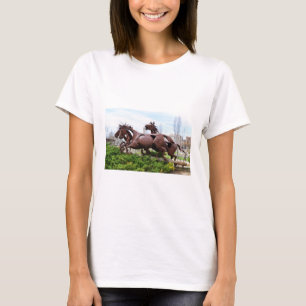 Camiseta Estatua de caballos