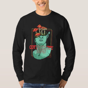 Camiseta Estatua de Cabeza de Cottagecore Hongo hongo hongo