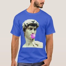 Estatua de chicle de David michelangelo graciosa