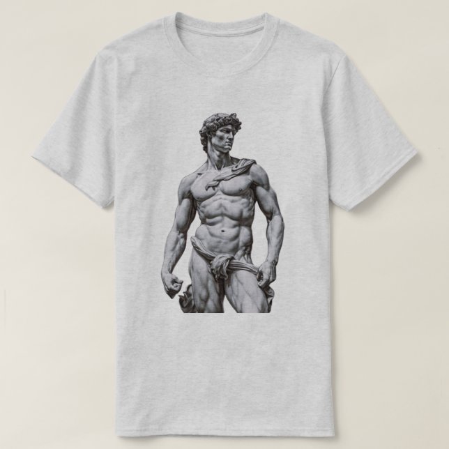 Camiseta Estatua de David (Diseño del anverso)