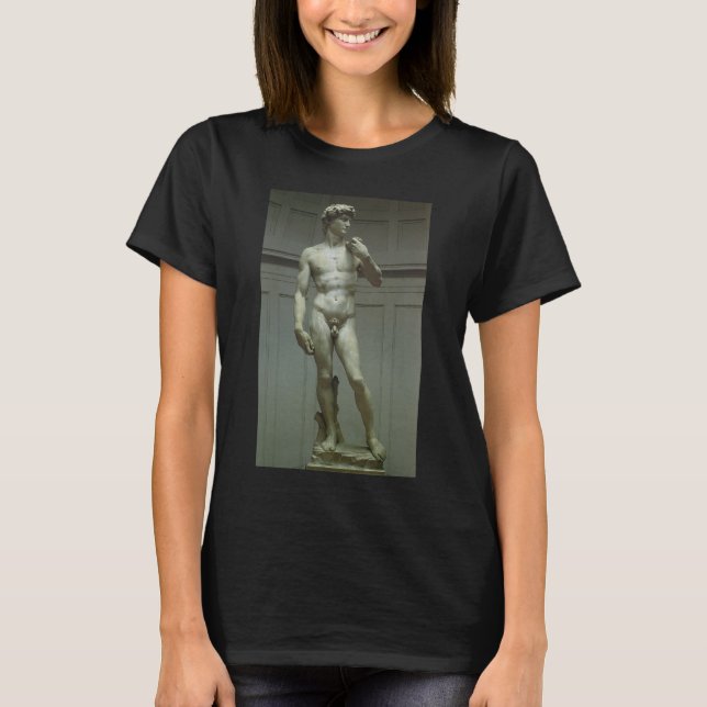 Camiseta Estatua de David de Miguel Ángel (Anverso)