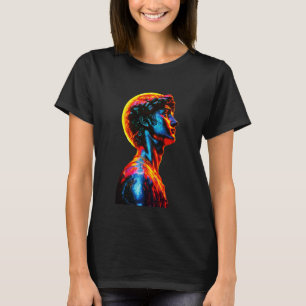 Camiseta Estatua de David de neón