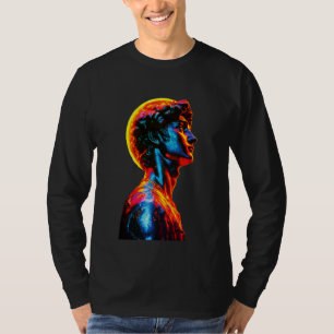 Camiseta Estatua de David de neón
